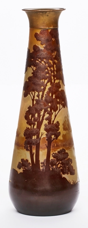 Vase "Flusslandschaft", Gallé um 1920.
